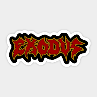 exodus band Sticker